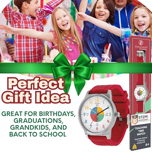OWLCONIC Analog Kids Watch - Girls & Boys Watches Ages 7-12 - Kids Analog Watch - Telling Time Teaching Tool - Gift Watches for Girls and Boys2