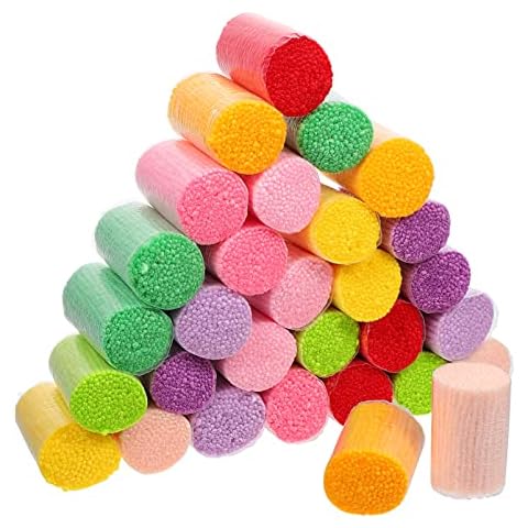 EXCEART 30-Piece Latch Hook Yarn Set Cover
