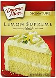 Duncan Hines Signature Lemon Cake Mix, 18.25-Ounce Boxes (Pack of 6)