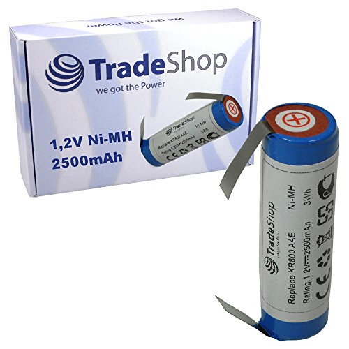 Trade-Shop - Batería NI-MH para Wella Contura HS40 Tondeo Eco XS Black Velvet 3711 Silver 3268 Eco S 3108 Moser ChroMini 1591 Ermila Bella 1590 Cover