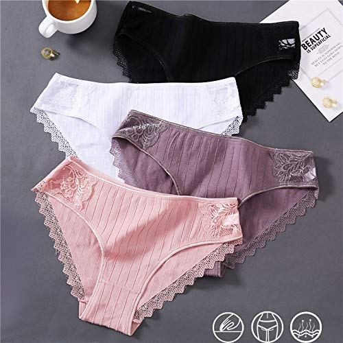 Culotte en dentelle anti-marques avec doublure coton hypoallergénique
