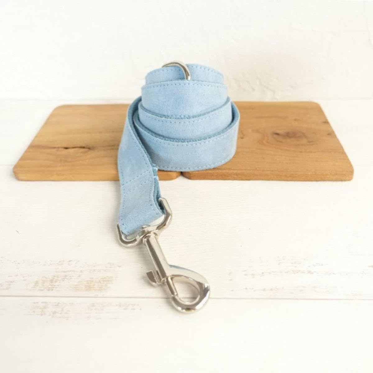 collare collare poly satin e nylon blu 5Taglie collare e guinzaglio per cani, collare per cani, L-Set collare e guinzaglio per cani-S