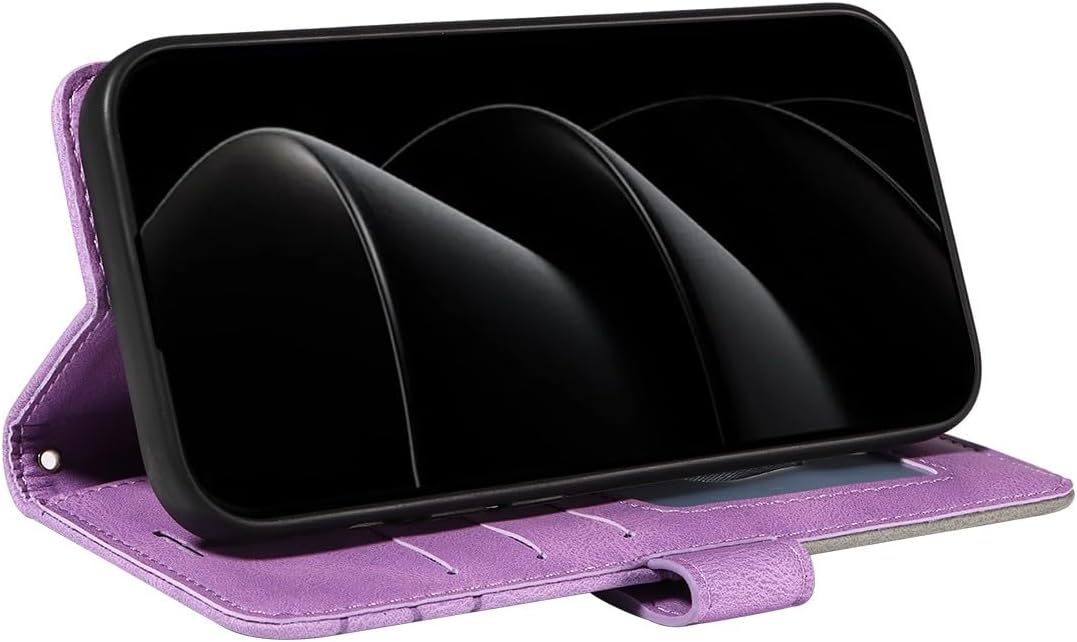 iPhone 14 Plus用ジェネリックケース(カラー:ダークブルー) 磁気フリップレザーウォレットフリップバックケースストラップ