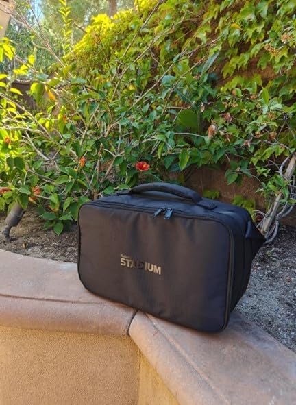 Rocksteady Stadium Large Carry Bag - Fits up to 6 Speakers or 3 Subwoofers - Mix and Match - Black with Carry Handle & Shoulder Strap - Accessory Pockets