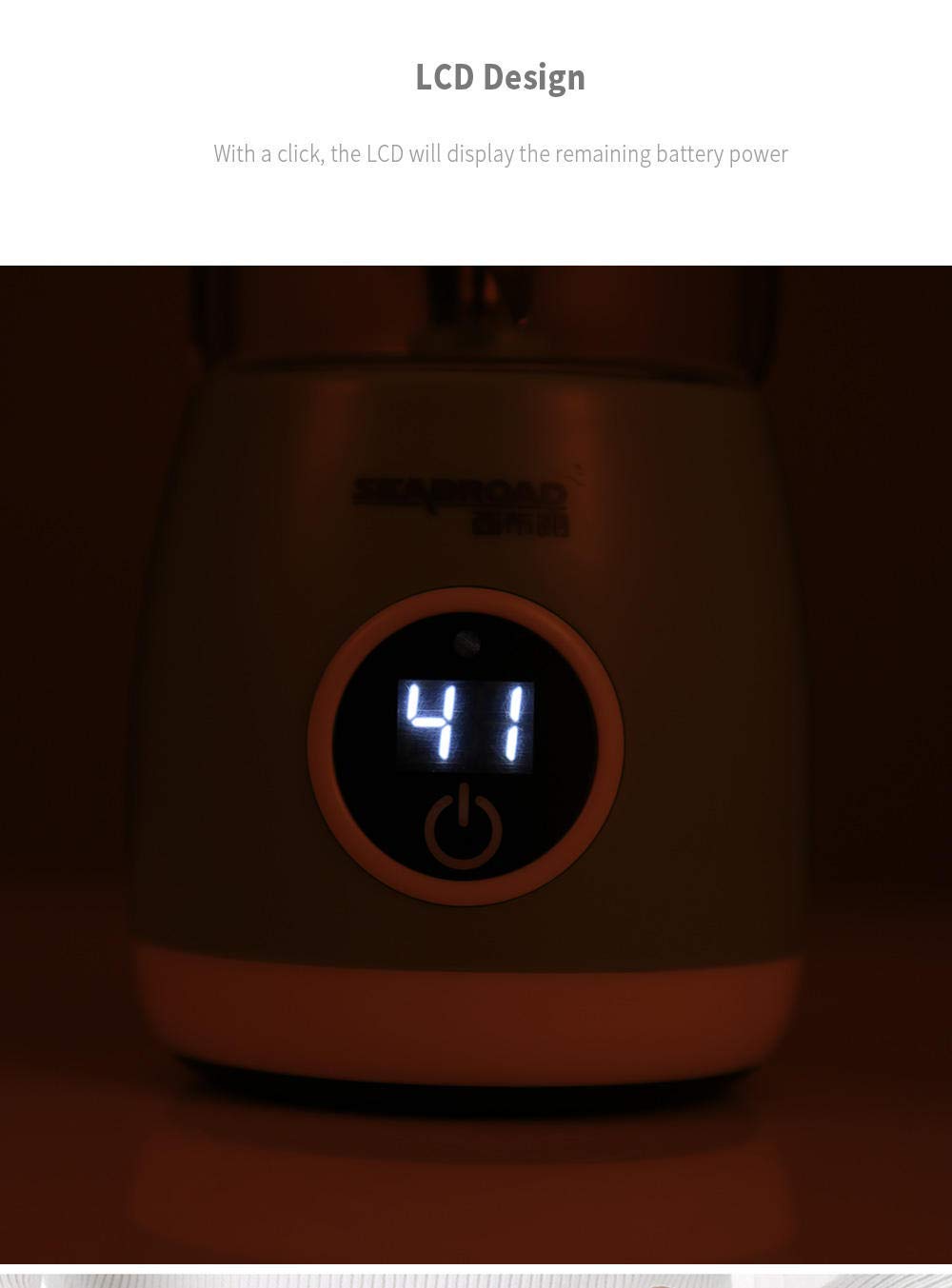 Spremiagrumi Portatile Spremiagrumi Elettrico Tazza Display Digitale USB Ricaricabile Verdure Frutta Succo Maker Bottiglia Succo Estrattore Frullatore Miscelatore Luce Acquamarina