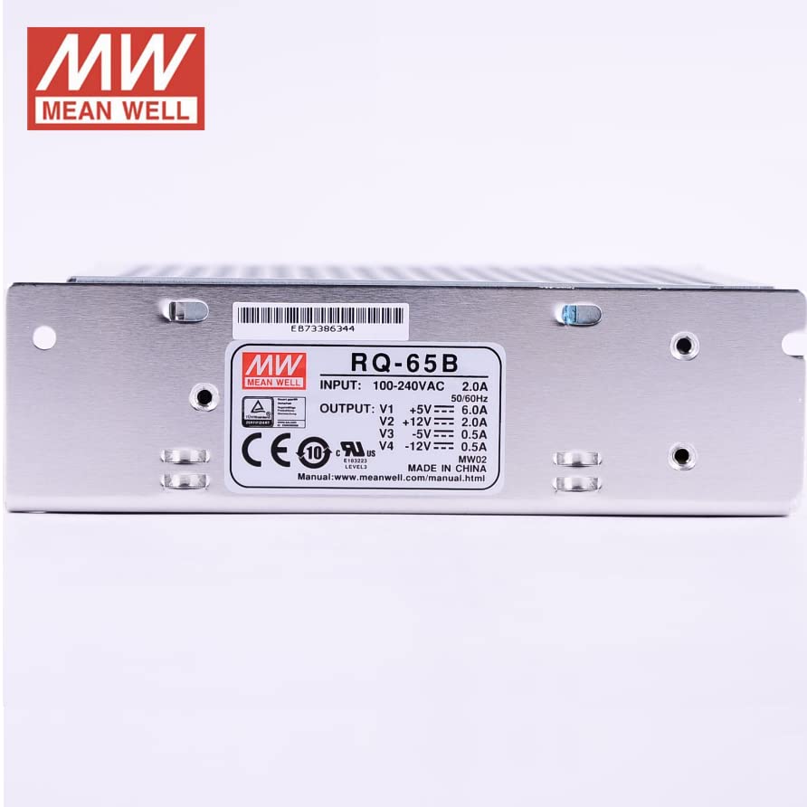 Image of Mean Well RQ-65B /RQ-65C /RQ-65D 65W Quad Output Switching Power Supply 100% Authentic (RQ-65B)