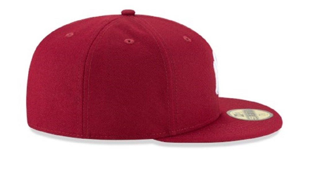 New Era NBA 9Fifty Snapback - Cappellino da Uomo, Bianco, Rosso., 7.875