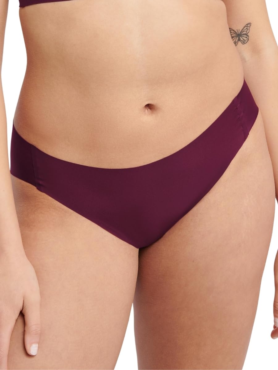 Sloggi Women's ZERO Feel 2.0 High leg Underwear, Claret, M