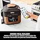 Ninja Speedi Multikocher, 5,7L, 10-in-1 Multicooker, Airfryer Fritteuse, Slow Cooker Langsamkochen, Grillen, Backen, Schwarz & Kupfer ON400EUCP