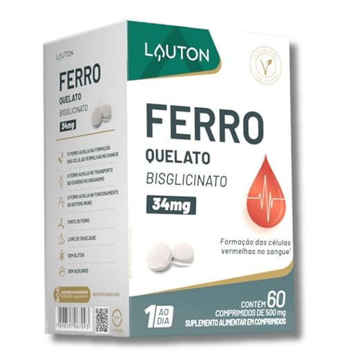 Ferro Quelato Lauton Nutrition