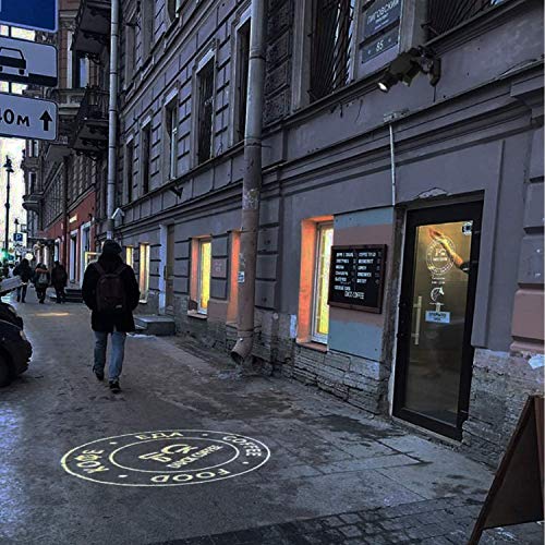 Ykgobo Led Logo Gobo Projector Image Rotation Ip65 Waterproof With Manual Zoom Dj Effect Light Custom Gobos For Hotel Car Wash Company Restaurant Store Wedding Advertising Outdoor Use #TOP1