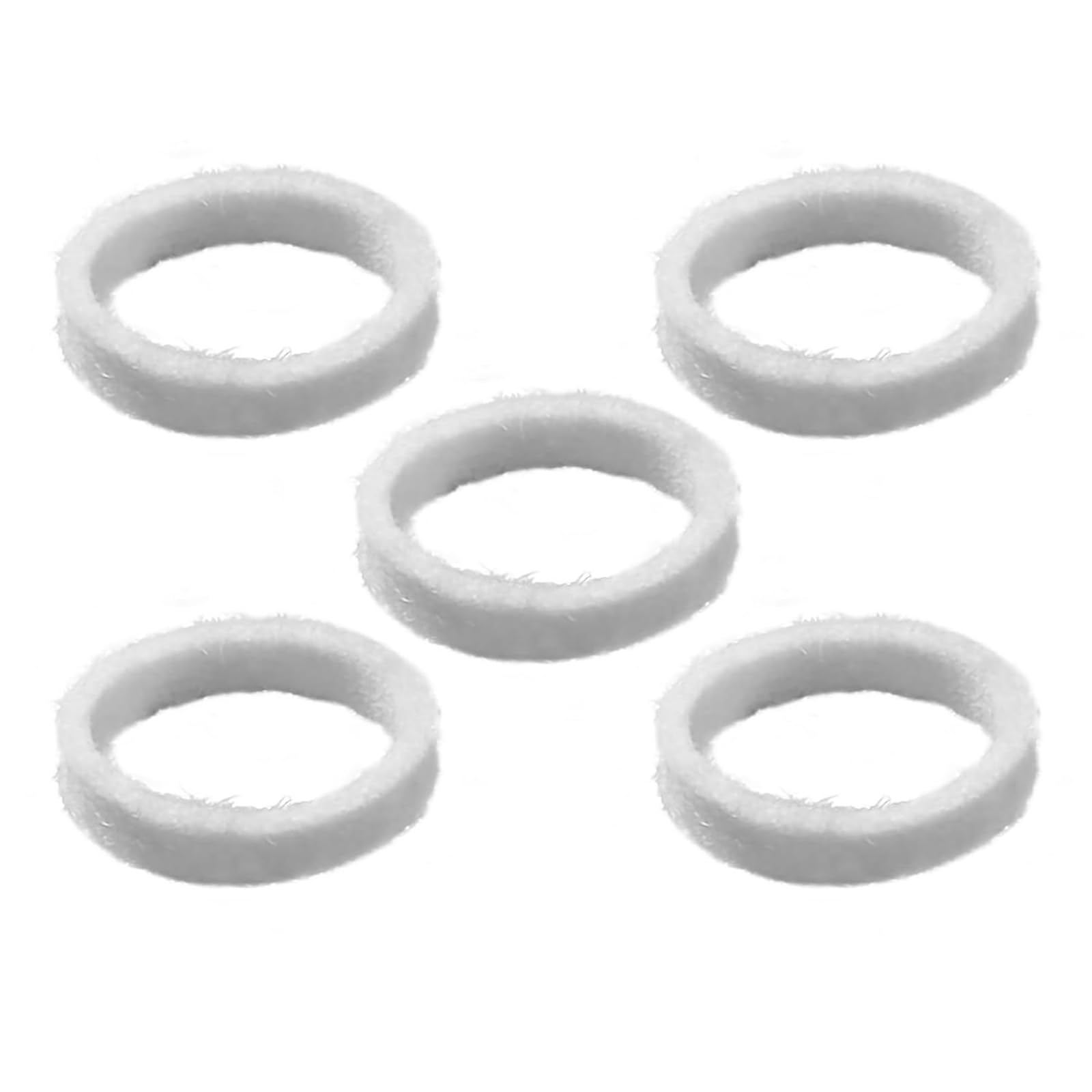 Jazuaiao Of 5 Efficient Wool Felt Vibrations Dampeners Sealing Rings for Coffee Makers and Grinders Improving User Easy Installation Grinder Part