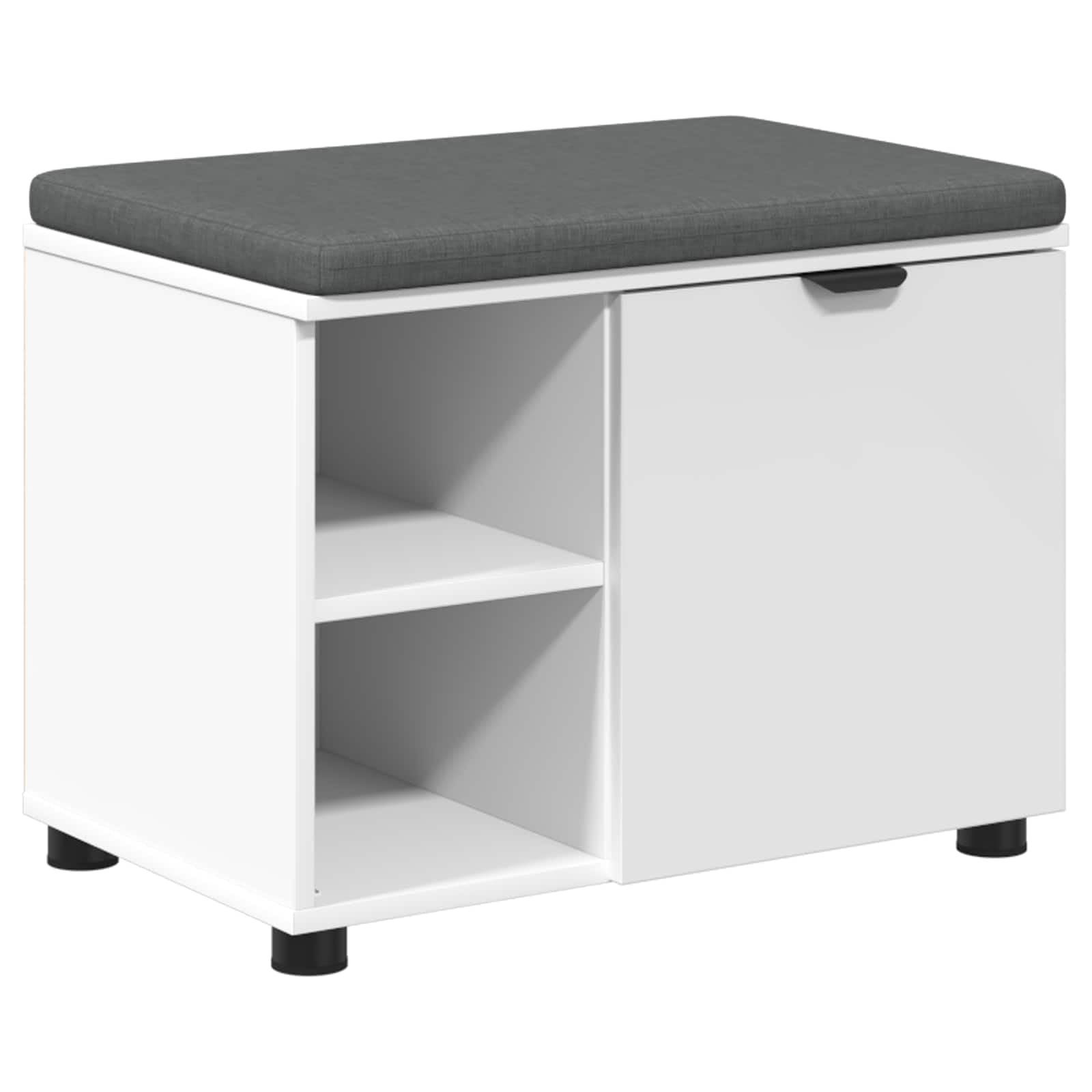 Banc de couloir compact 60x38x46 cm pour résoudre le désordre des chaussures