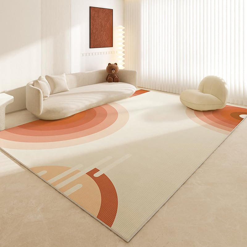 Tapis salon grand 160x280cm lavable et antidérapant pour design moderne