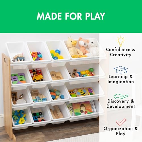 image for Humble Crew Supersized Toy Storage Organizer with 16 Removable Bins, N