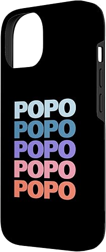 Miniatura 5 de iPhone 11 Pro Funny Modern Repeated Text Design Popo Grandpa Granddad Case