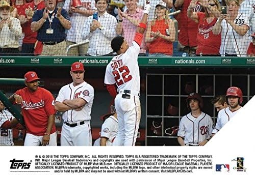 2018 Topps Now Baseball #235 Juan Soto Rookie Card - 1st Official Rookie Card - Only 6,815 made!