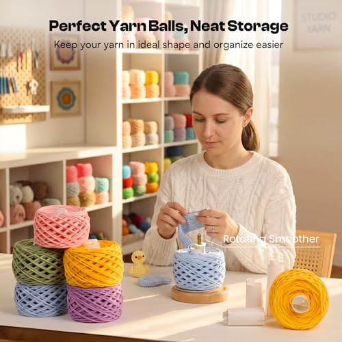 Image of Caydo 30pcs Reusable Yarn Cake Tubes for Our Electric Yarn Winders M1