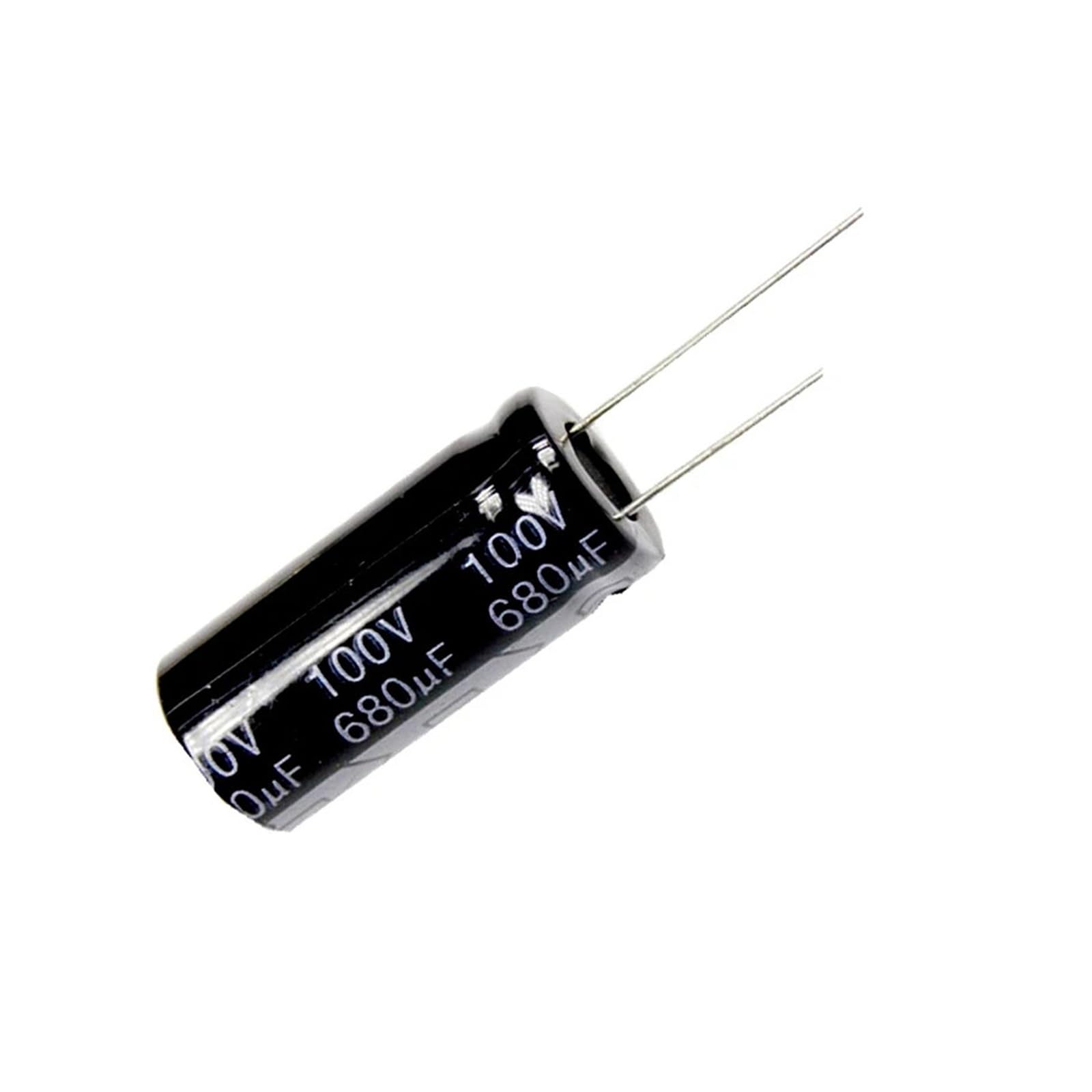 Condensateur électrolytique 100V 680uF de haute précision avec structure robuste 16x30mm