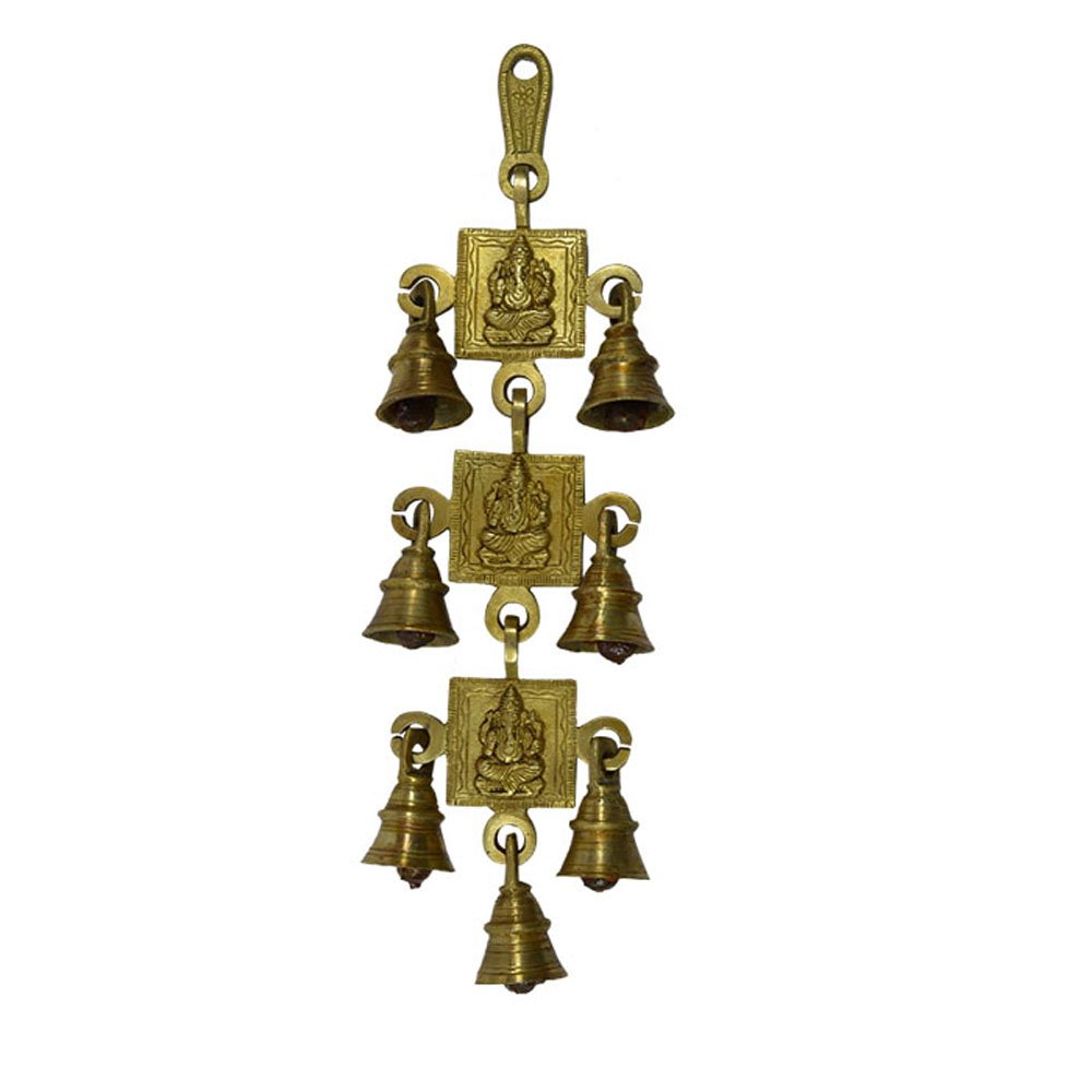 Cloches décoratives à suspendre en laiton Royal Kurta pour carillon de porte
