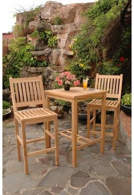 Avalon 27" Square Bar Table by Anderson Teak
