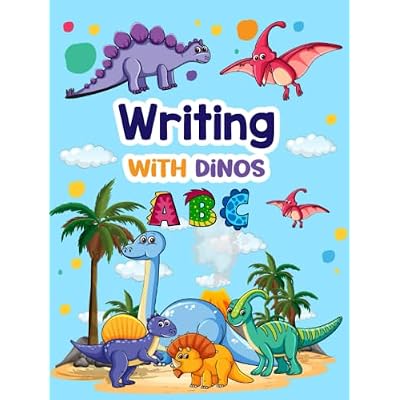Writing with Dinos Letter Tracing Book for Preschoolers