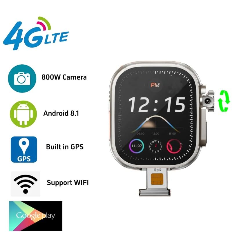 Recopilación de smartwatch con camara los más recomendados. 5 smartwatch con camara marca XINDDAA (2)