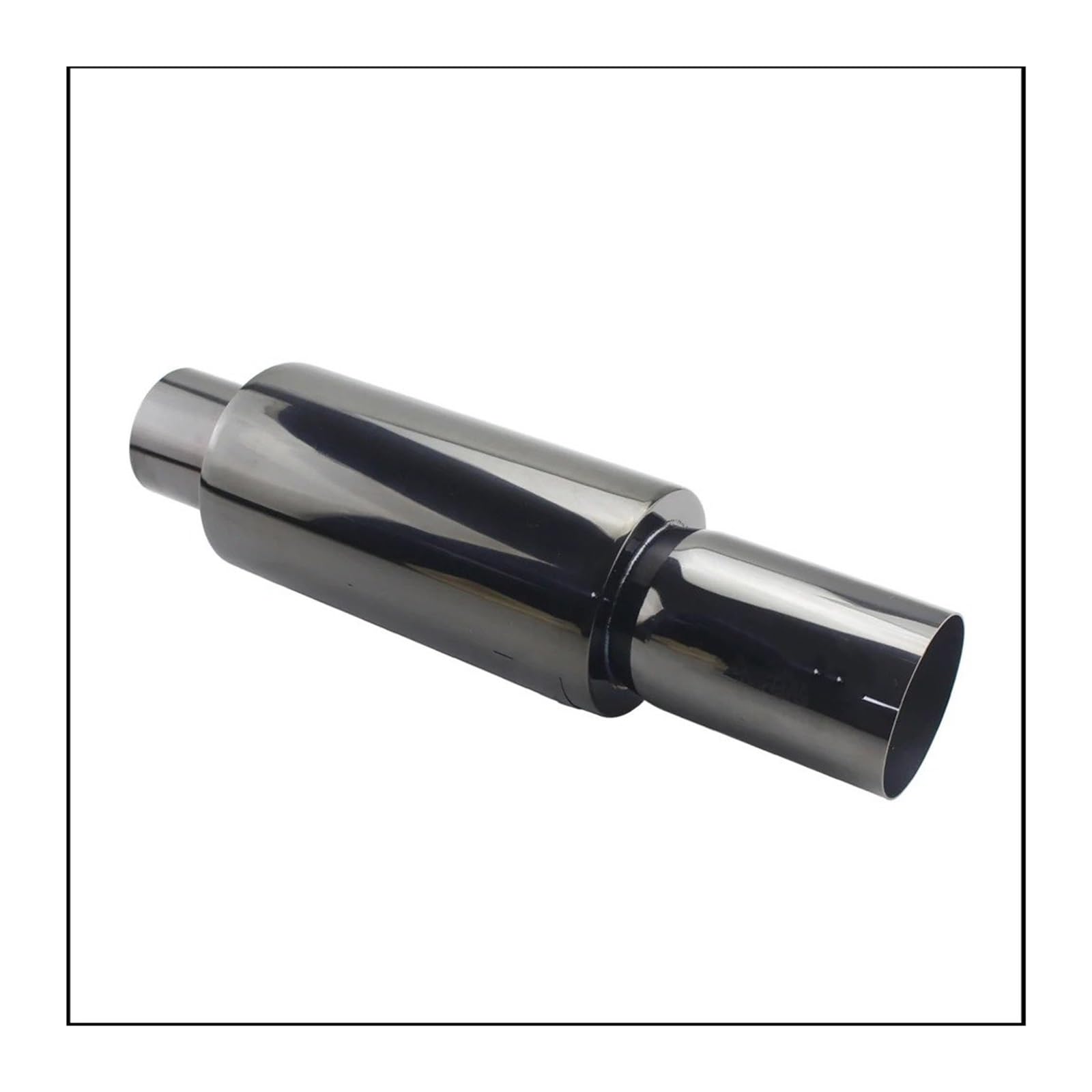 Queue Gorge Silencieux D'échappement De Voiture Universel En Acier Inoxydable Systèmes D'échappement Silencieux De Course 2"2.5" À 3" Bleu Argent(Colorful 57MM)
