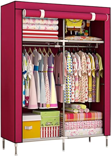 Armoire en toile portable pour remédier au manque de place dans les placards