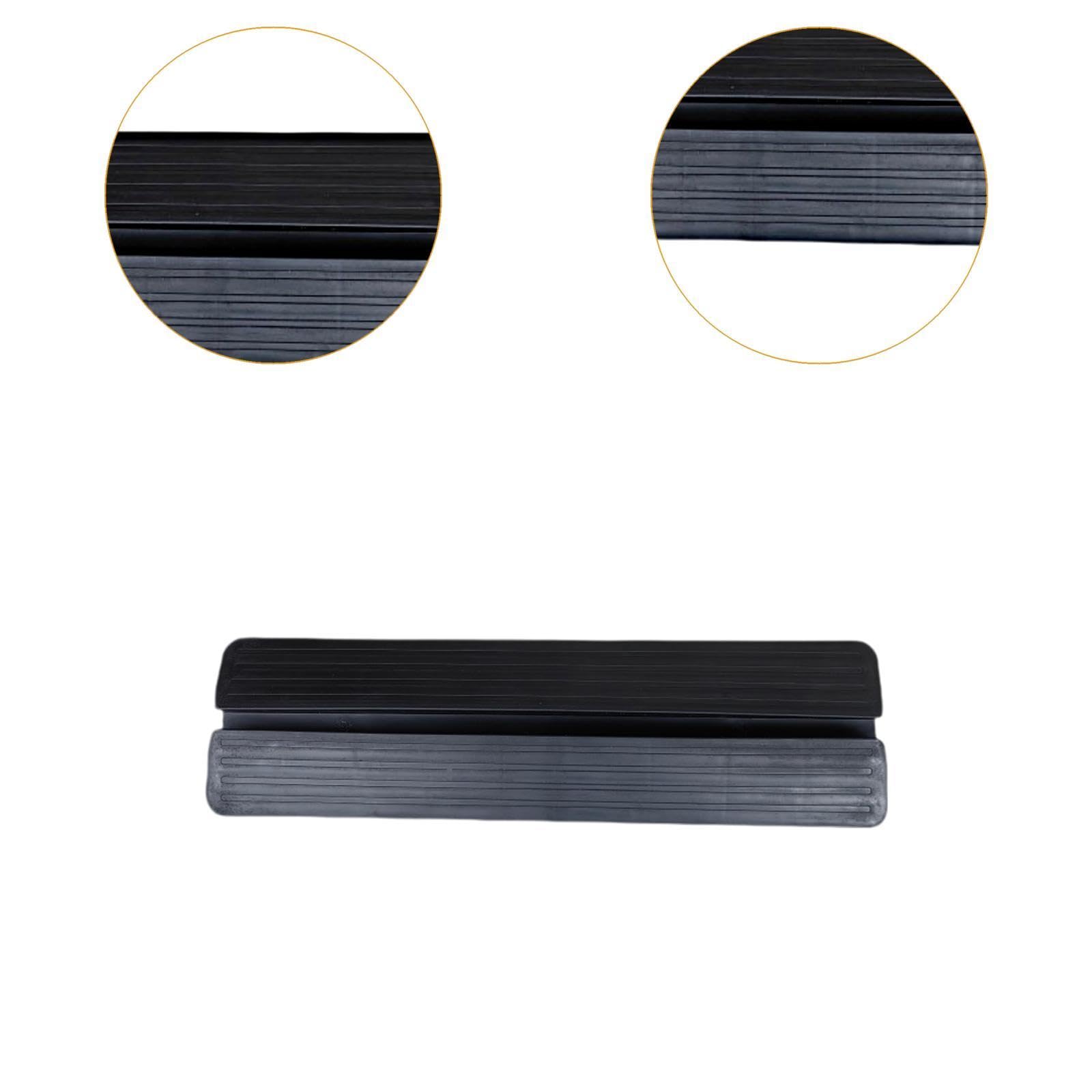 Piedini di Supporto per Recinzione per cancelletto per Cani, fissaggi per corrimano, Accessori robusti 18x5x1,2 Pollici per recinzioni per Porte, Nero