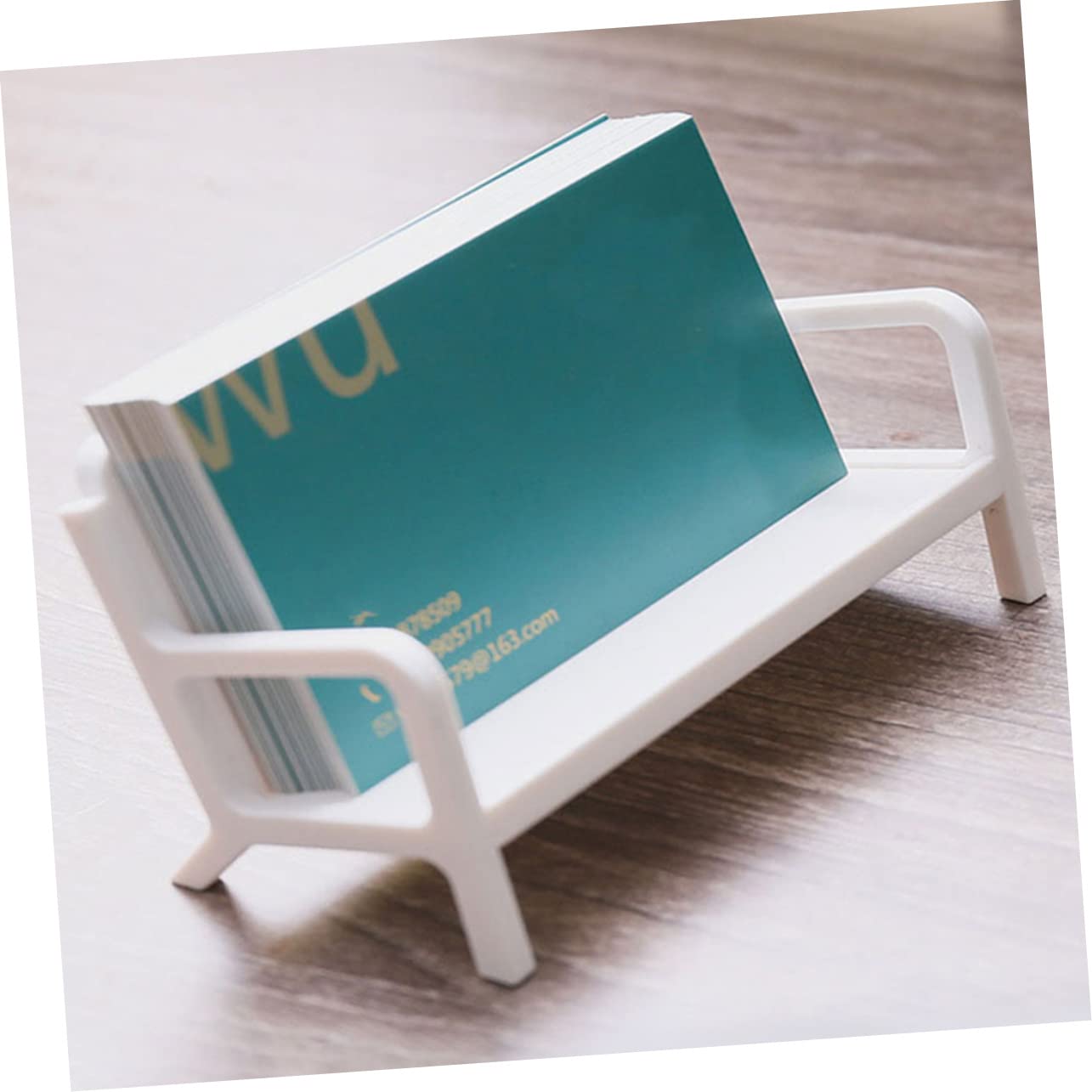 SHINEOFI 6pezzi Porta Biglietti Da Visita Forma Di Divano Elegante Supporto Per Biglietti Da Visita Design Moderno Per Scrivania Per Mantenere Tuo Spazio Ordinato