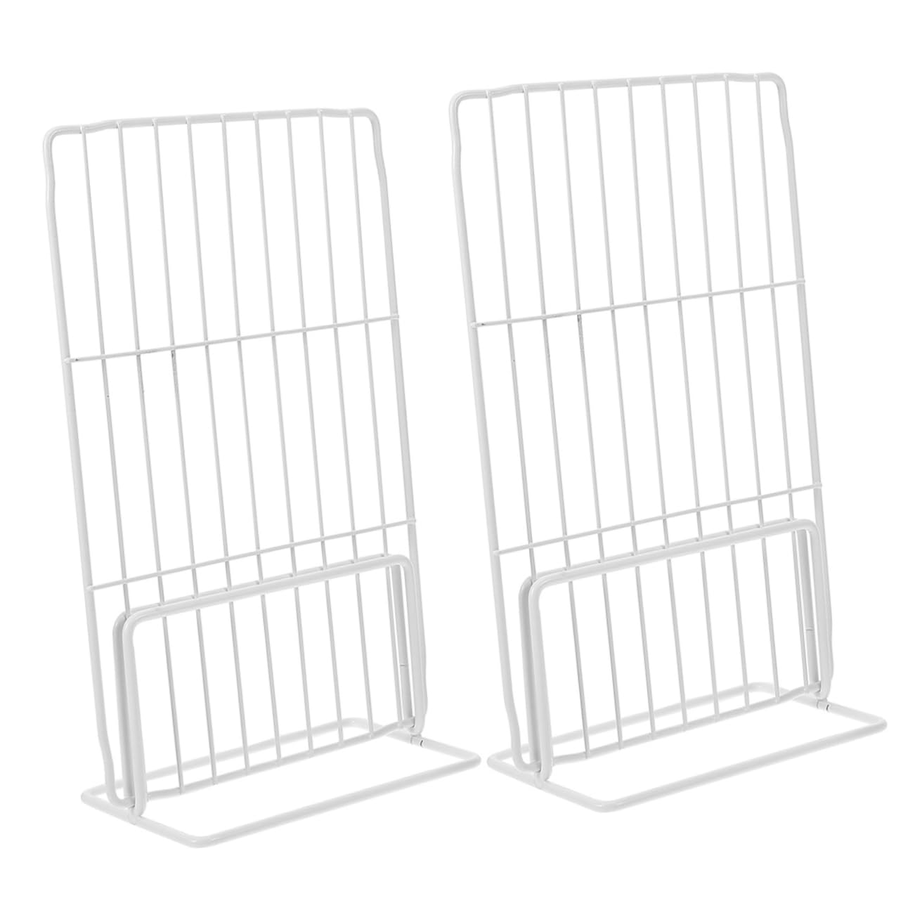 iplusmile Separador de Congelador Ajustable de Hierro Blanco 2 Piezas