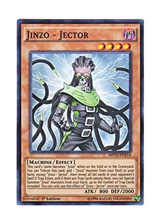 Amazon.co.jp: 遊戯王 英語版 MP15-EN214 Jinzo - Jector 人造人間
