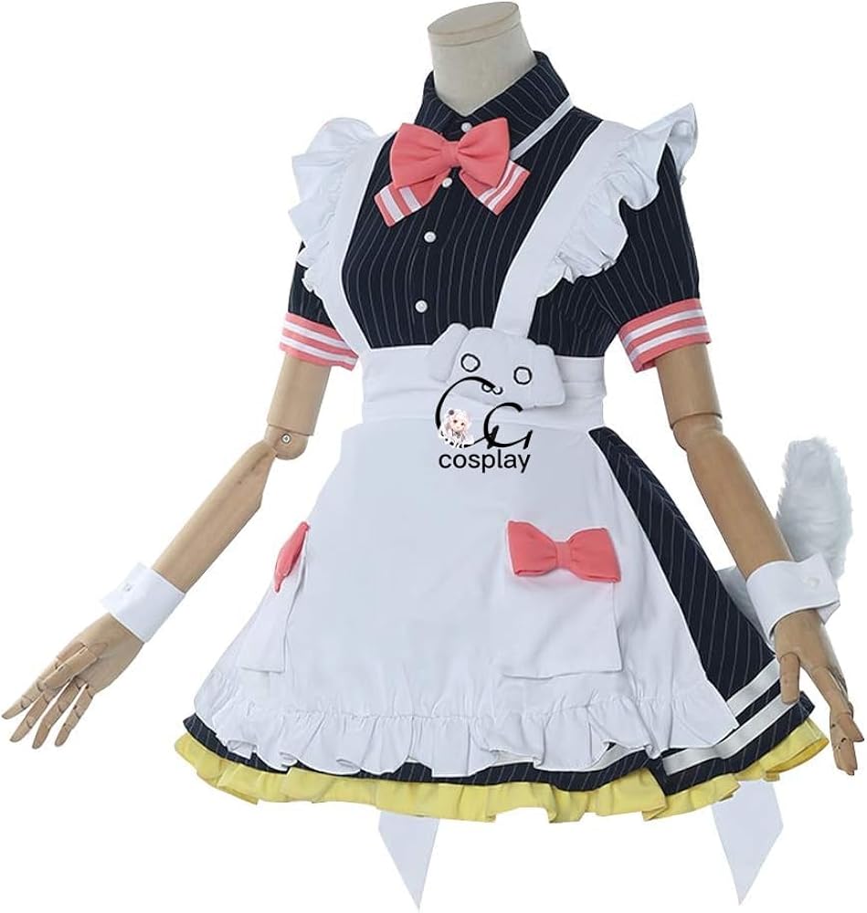 Amazon.co.jp: GGcosplay 男の娘 VTuber 犬山玉姫 犬山たまき メイド服