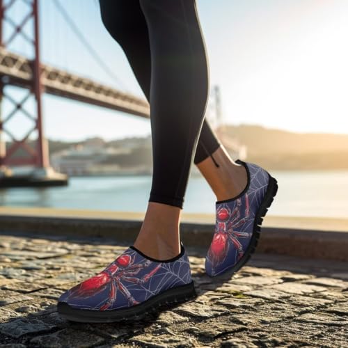 Image of Women's Loafers Slip On Slip Shoe Casual Walking Shoes Non Slip Work Shoes Mesh Athletic Sneakers