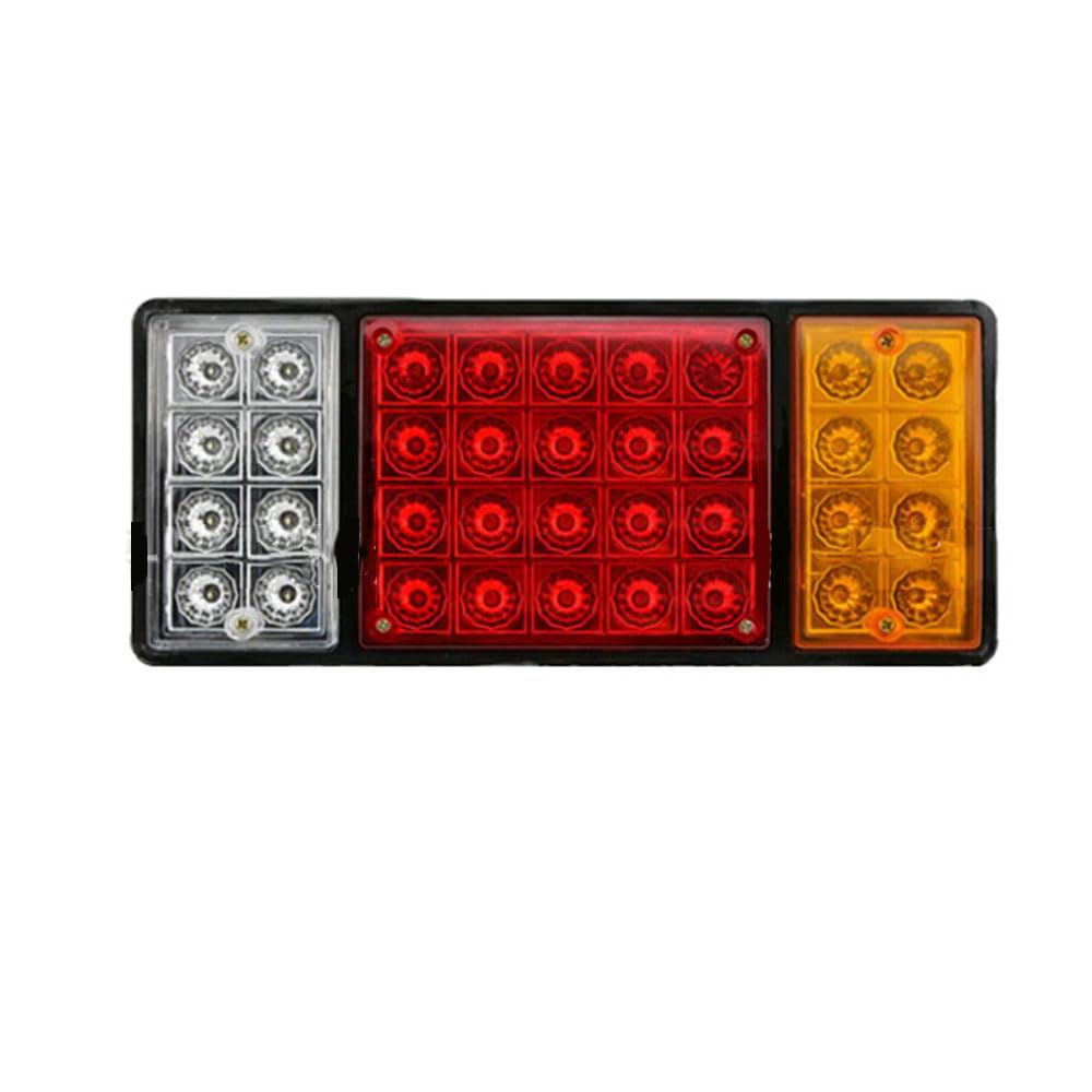 Tylne światło tylne do 36 przyczep ciężarowych światło tylne 12 V, 24 V, 2 szt., montaż lamp tylnych, 24 V