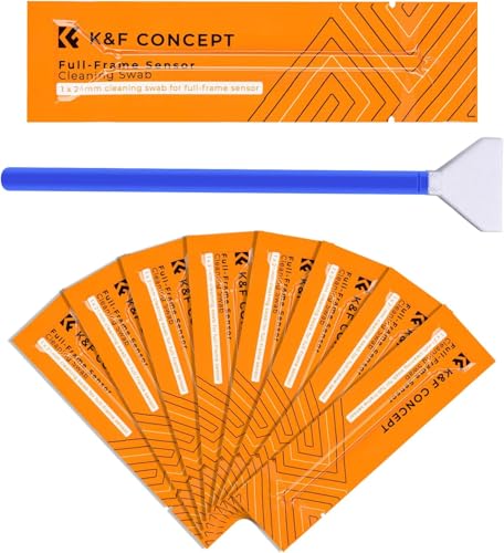 Image of K&F Concept Cleaning Kit 10 x 24mm APS-C Sensor Cleaning Swab, DSLR or SLR Digital Camera Cleaning kit and Full Frame Sensor Cleaning Swab (24mm Cleaning Stick)