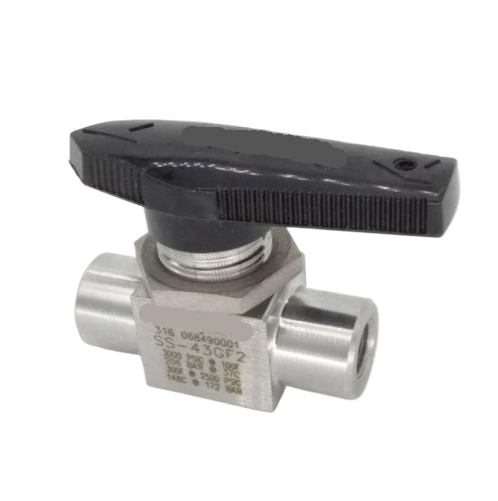 Hqdrcy One Color 316 Stainless Steel Ball Valve Ss-43Gf2 1/8 In. Npt For Automated Machining