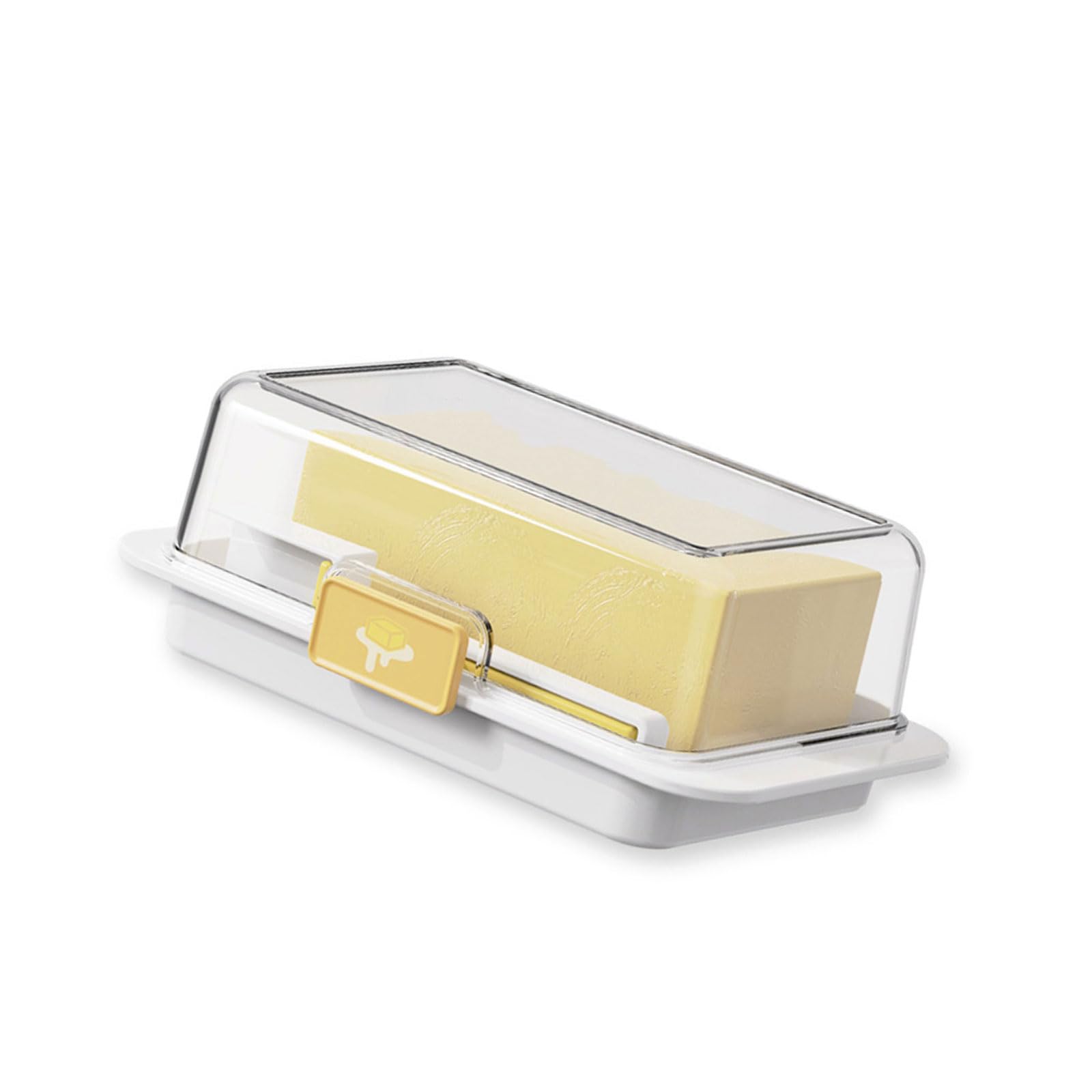 Tsophreniq Airtights Butter Keeper Container for Countertop and Refrigerator Door Shelf Microwaves Safe Home Storage Solution Butter Storage Solution