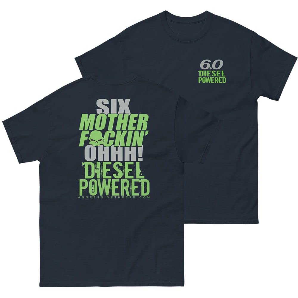 Aggressive Thread 6.0 Powerstroke T-Shirt Men's - Navy - M