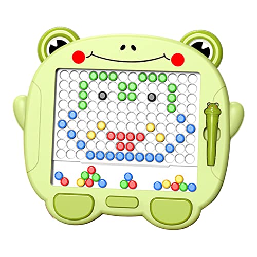 Joberio Arte de puntos magnéticos | Tablero de dibujo con bolígrafo magnético, almohadilla magnética para tableta, tablero de juego de escritura reutilizable borrable, juego educativo para viajes
