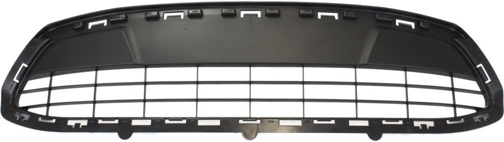 Evan Fischer Bumper Grille Compatible With 2011-2013 Ford Fiesta, Textured Gray Front Center CAPA FO1036135C