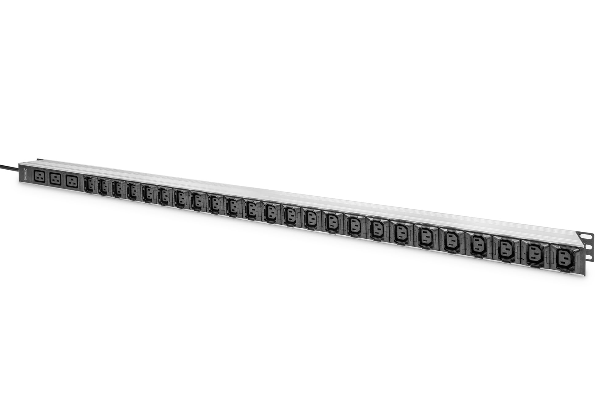 DIGITUS IT BASIC PDU VERTICAL 16A 1-PH 24XC13 3XC19 3M CABLE PLUG