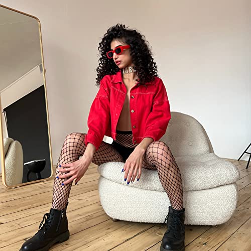 Rectangle Sunglasses for Women Men Trendy Fashion Retro, 90s Y2K Vintage Narrow Square Frame Sunglasses Cool3