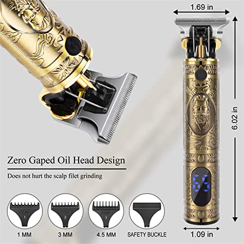 Professional Hair Clippers, Hair Trimmer, Beard Trimmer for Men Electric Cordless Trimmers with LCD Screen - Image 3