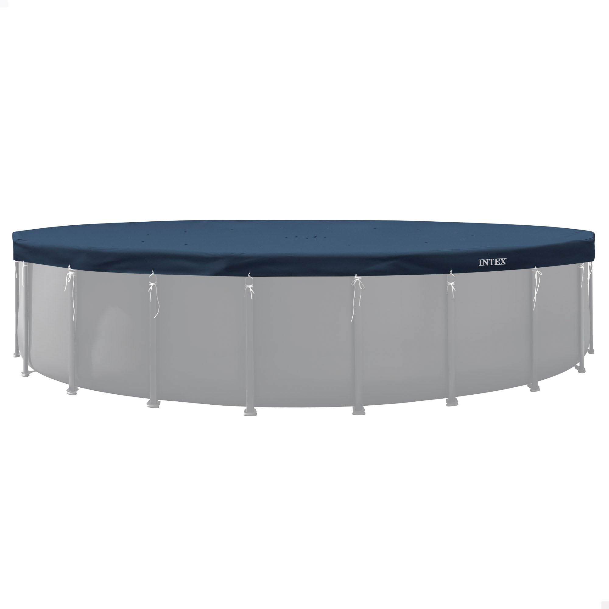 Intex - 28091 - Bâche Hiver pour Piscine Ronde Tubulaire diamètre 7,32M - Epaisseur 50/100