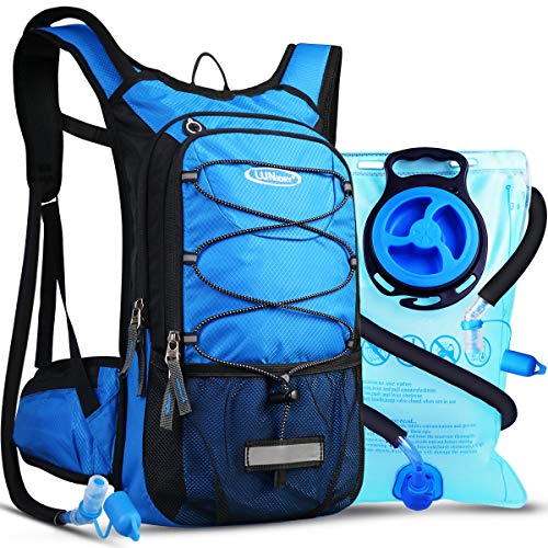 Lunidry Fahrradrucksack mit Trinkblase 3L, Laufrucksack Trinkrucksack 15L für Damen & Herren, Wasserdicht Sportrucksack Hydration Rucksack für MTB Ski Bike Outdoor Sport Lunidry Fahrradrucksack mit Trinkblase 3L, Laufrucksack Trinkrucksack 15L für Damen & Herren, Wasserdicht Sportrucksack Hydration Rucksack für MTB Ski Bike Outdoor Sport