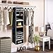 ZOBER Hanging Closet Organizer, 9-Shelf - Hanging Storage Organizer Shelves for Clothes, Towels, Toys - College Dorm Room, Nursery, & Home Closet
