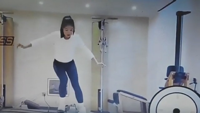Simulador de esquí para ejercicio de piernas miniatura 7
