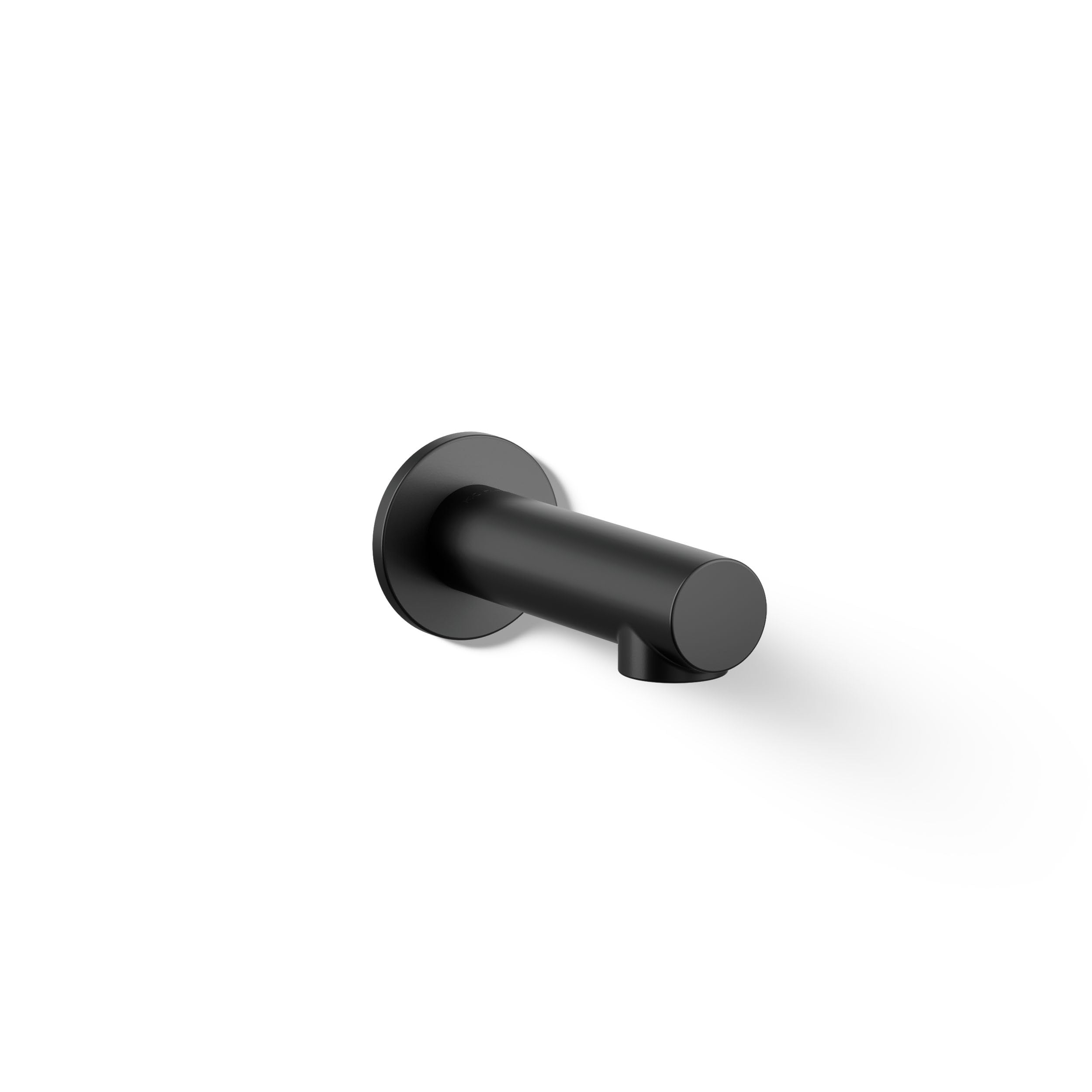 Photo 1 of KOHLER K-33967-BL Elate Non-Diverter Wall-Mount Bath Spout, Premium Durable Metal, Corrosion Resistant, Matte Black